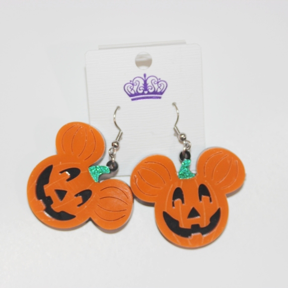 Disney Jack-o-Lantern Halloween pumpkin earrings - Picture 5 of 12